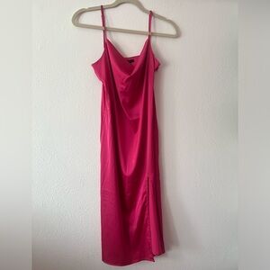 Forever 21 Satin Slit Dress
